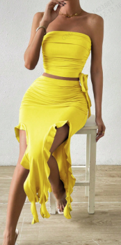 women top and skirt set
